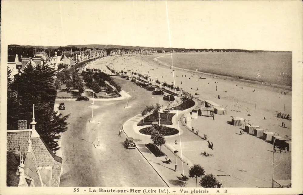 La Baule-sur-Mer (Loire Inf.) — Vista geral — Phototype A. Brié - Angers - Frente