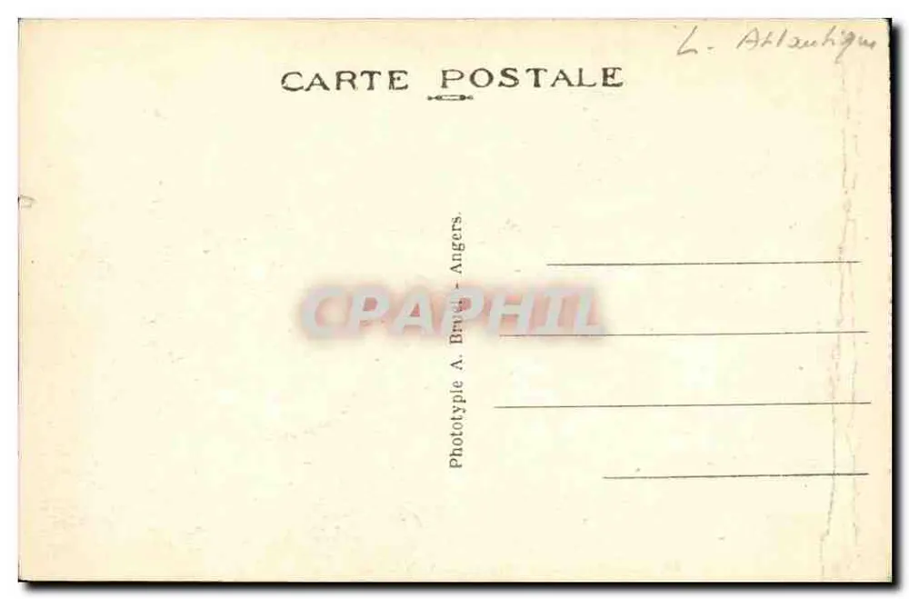 La Baule-sur-Mer (Loire Inf.) — Vista geral — Phototype A. Brié - Angers - Verso