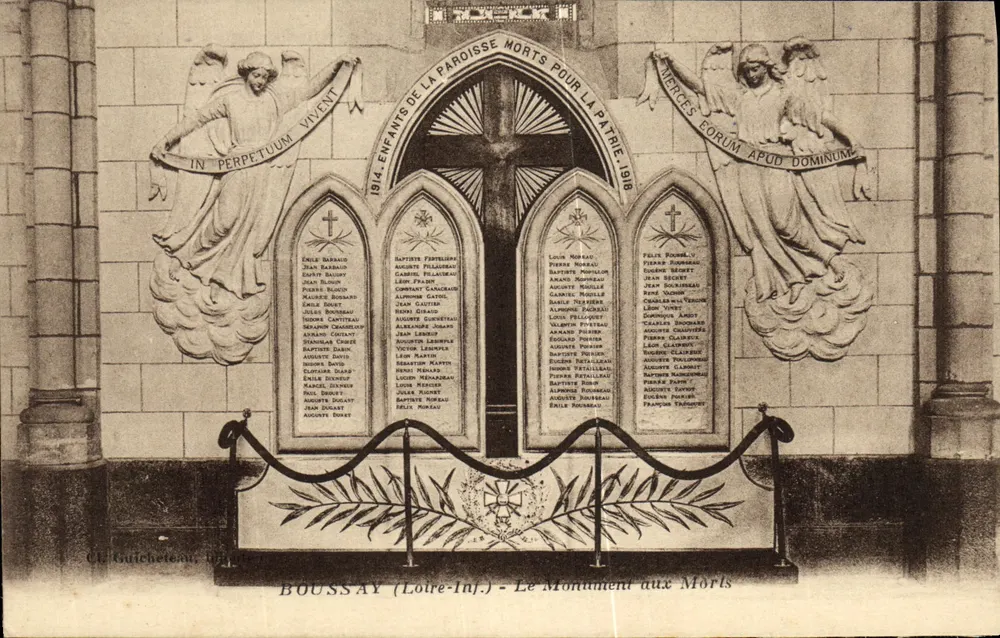 Boussay (Loire-Inf.) — Der Kriegsdenkmal 1914-1918 — Verlag Guichetelon - Vorderseite