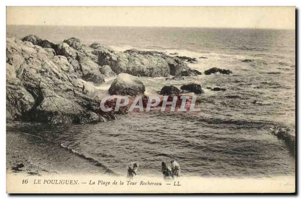 Le Pouliguen — Die Strände der Rochereau-Turm — LL - Vorderseite