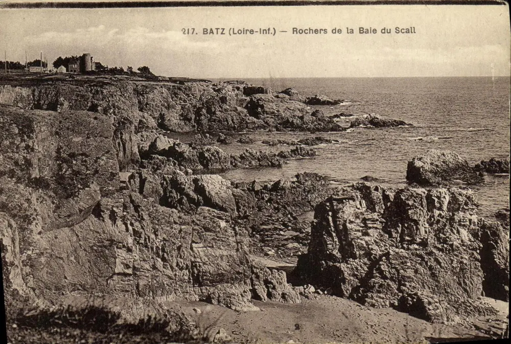 Batz (Loire-Inf.) — Rochers da Baie do Scall — n° 217 - Frente