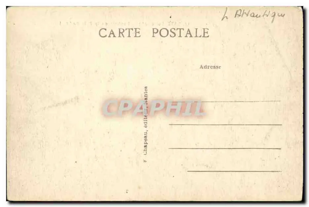 Batz (Loire-Inf.) — Rochers da Baie do Scall — n° 217 - Verso