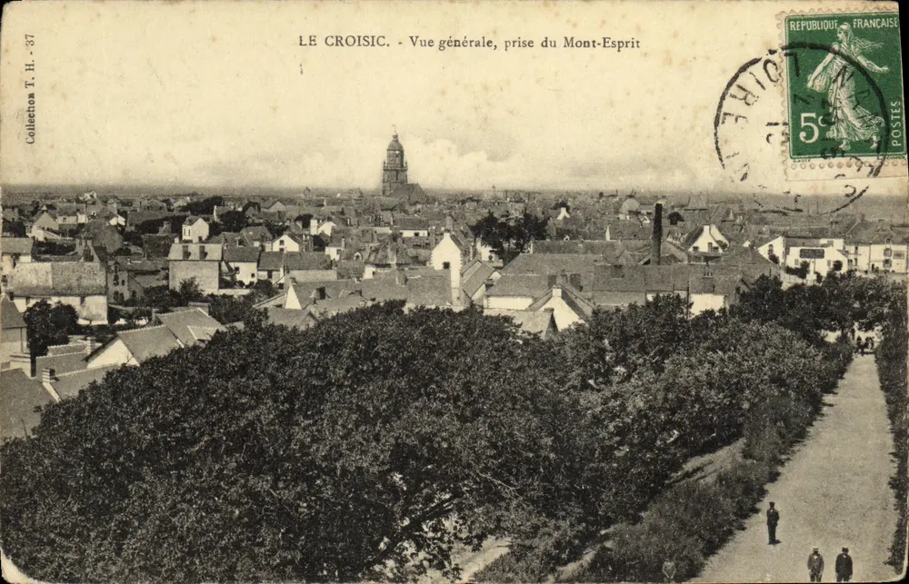 Le Croisic - Vista geral, tirada do Mont-Esprit — Coleção T. H. -37 - Frente