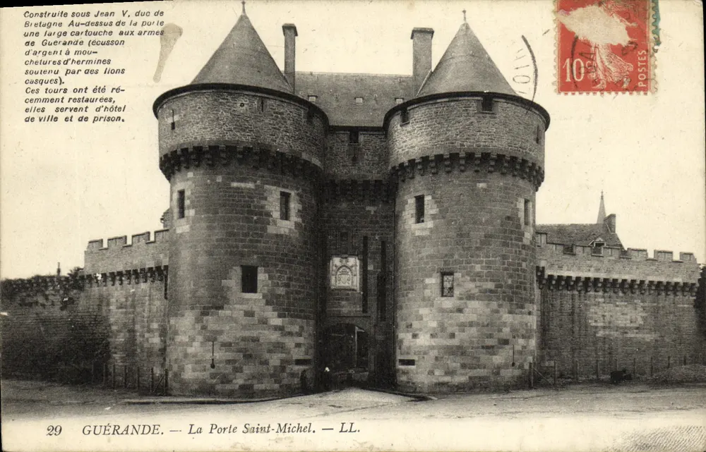 Guérande — A Porta Saint-Michel — LL. - Frente