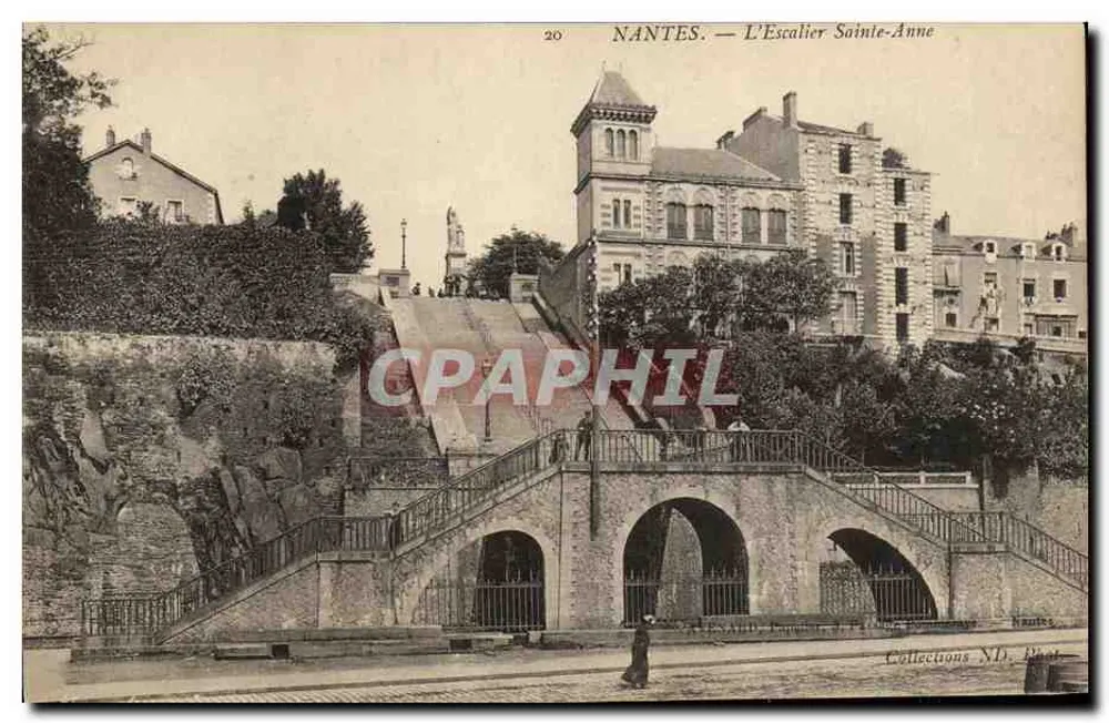 NANTES — A Escada de Santa Ana — Collections ND, Phot. - Frente