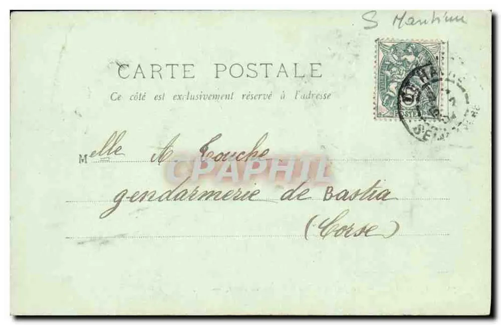 Le Havre — Der Öffentliche Garten und die Rue de Paris — LL. — Y. DANGER - Rückseite