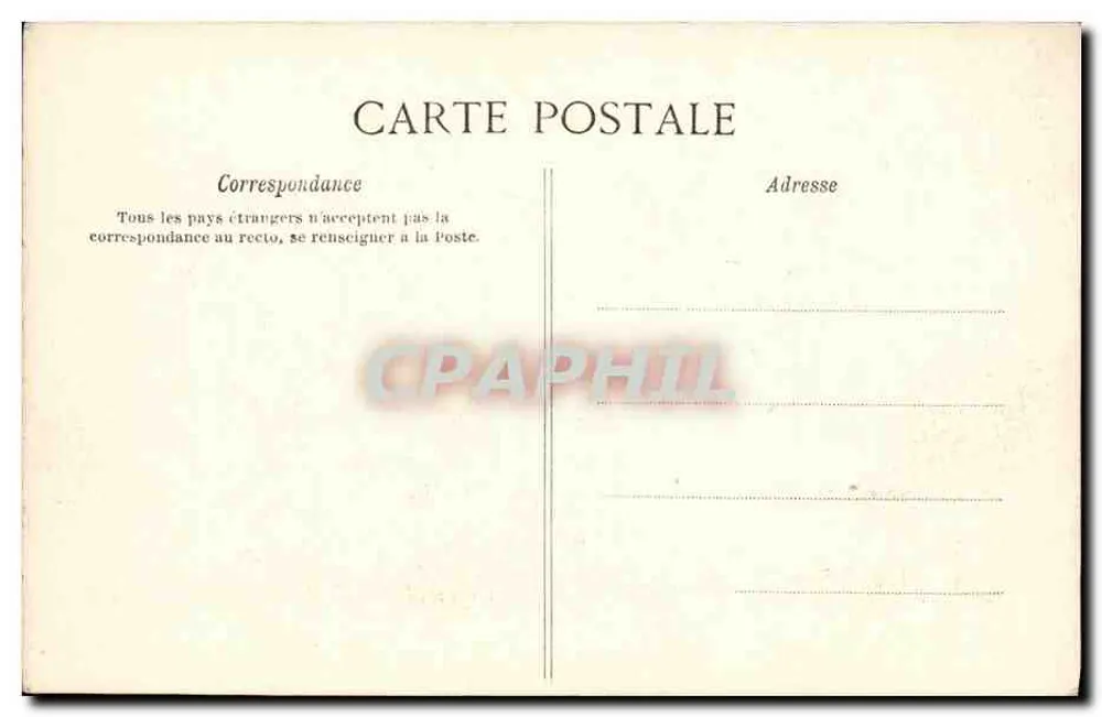 Rouen — Jardin botanique; Hauptallee — Antike Ansichtskarte n°2286 - Rückseite