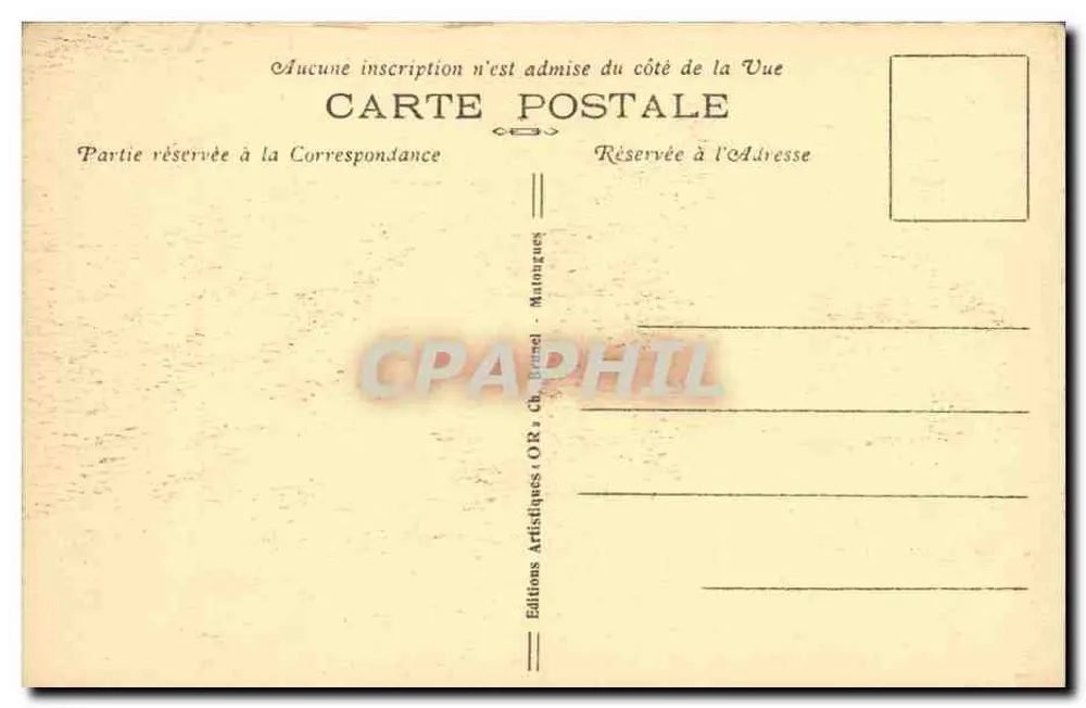 Chalons-sur-Marne — Gedenkstein für die Toten (1914-1918) — 'Zum Opfer' von Gaston Brocqet - Rückseite