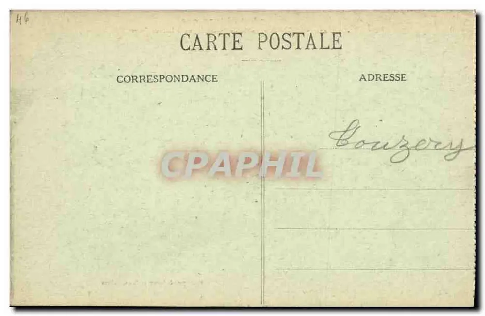 Lacave - Tal der Dordogne im Winter — Verlag: Druckerei Dabarnet et Fils, Ségur - Rückseite
