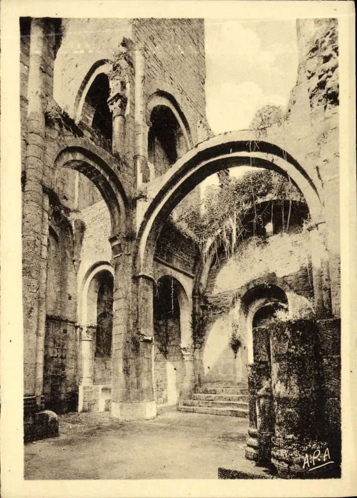 Ruines de l'église abbatiale — Vallée du Célé, Marcilhac (Lot) — Édition DELMAS, Marcilhac - Vorderseite