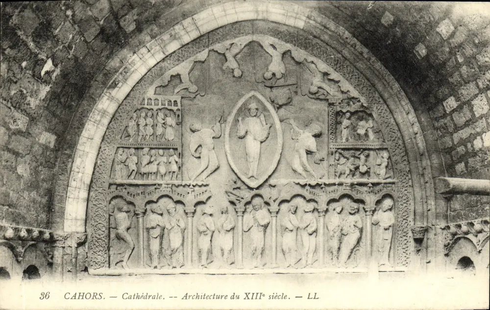 Cahors — Catedral — Arquitetura do Século XIII — LL - Frente