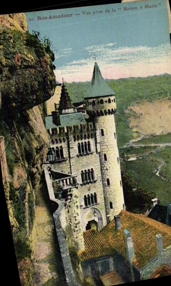 Roc-Amadour — Ansicht vom « Maison à Marie » — Verleger unbekannt, Nr. 20 - Vorderseite