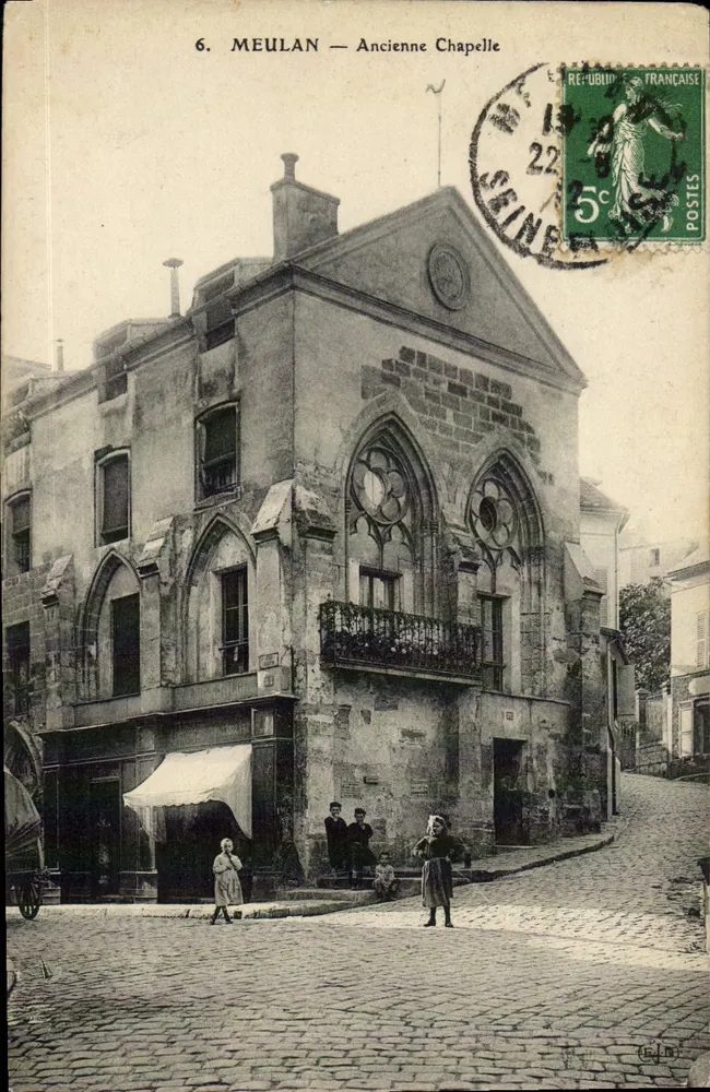 Meulan — Ancienne Chapelle — Éditeur : L. Baudry, n°6 - Frente