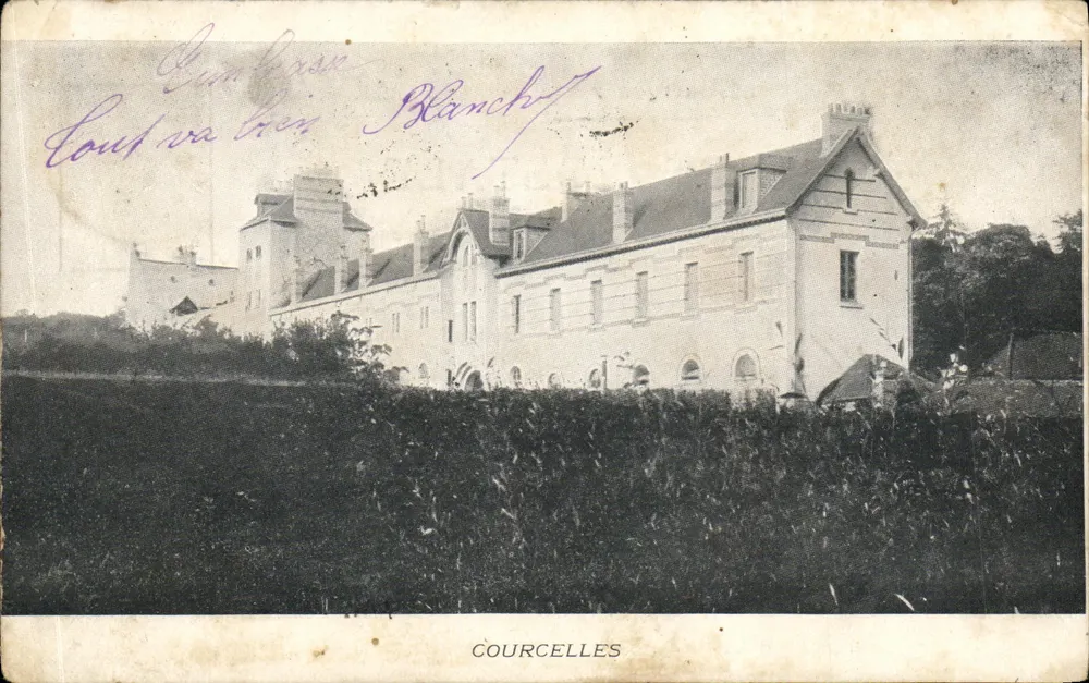 Castelo de Courcelles — Courcelles — editor não identificado - Frente
