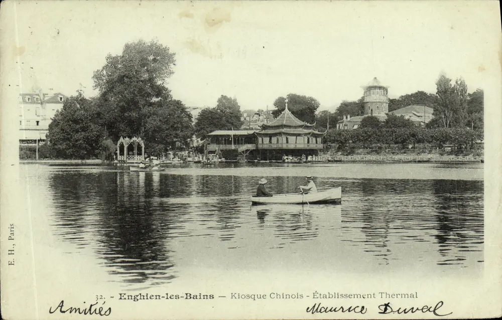 Enghien-les-Bains — Chinesischer Pavillon — Kurort — Maurice Duval - Vorderseite