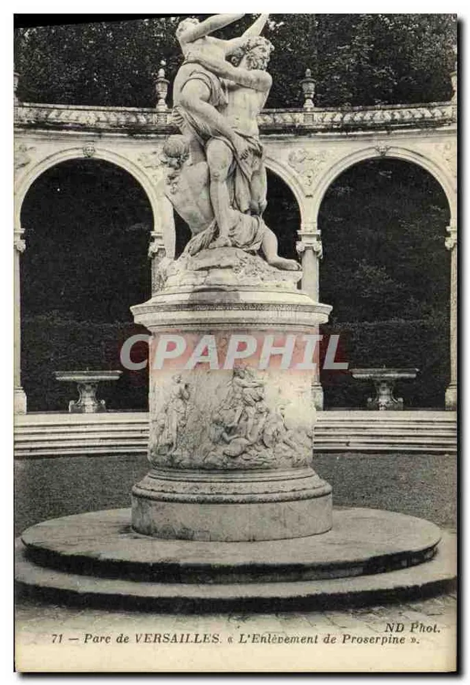 Parque de Versalhes — O Sequestro de Proserpina — ND Fot. - Frente
