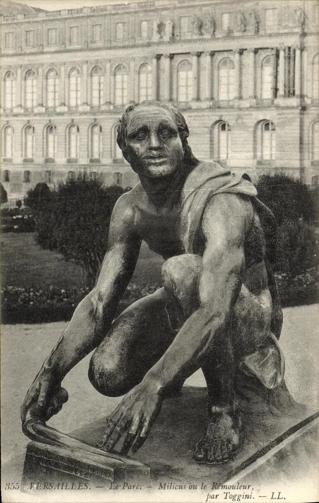 Versailles — Der Park — Milicus oder der Rémouleur, von Toggini — LL. — Nr. 355 - Vorderseite