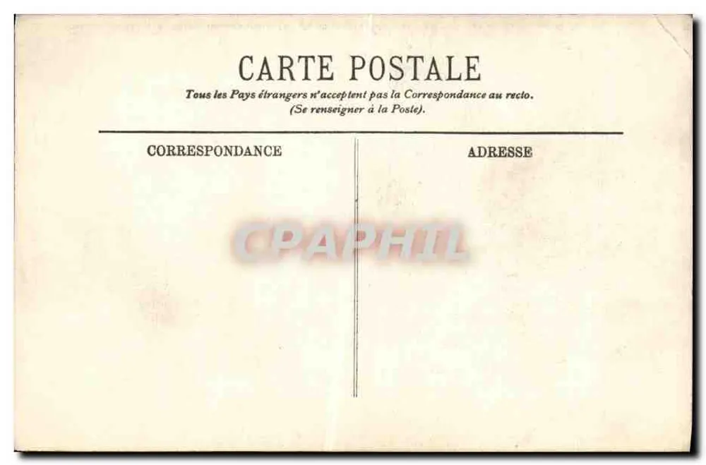 Versailles — O Vaso dos Dragões — LL. n° 450 - Verso