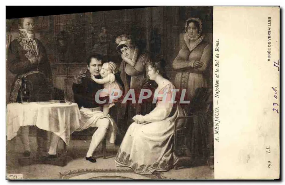 Napoleon und der König von Rom — A. Menjaud — Musée de Versailles - Vorderseite