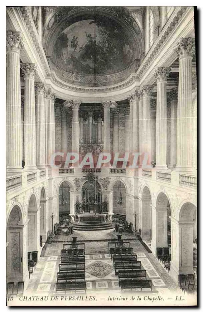 Château de Versailles — Binnenkant van de Kapel — I.L.L. - Voorkant