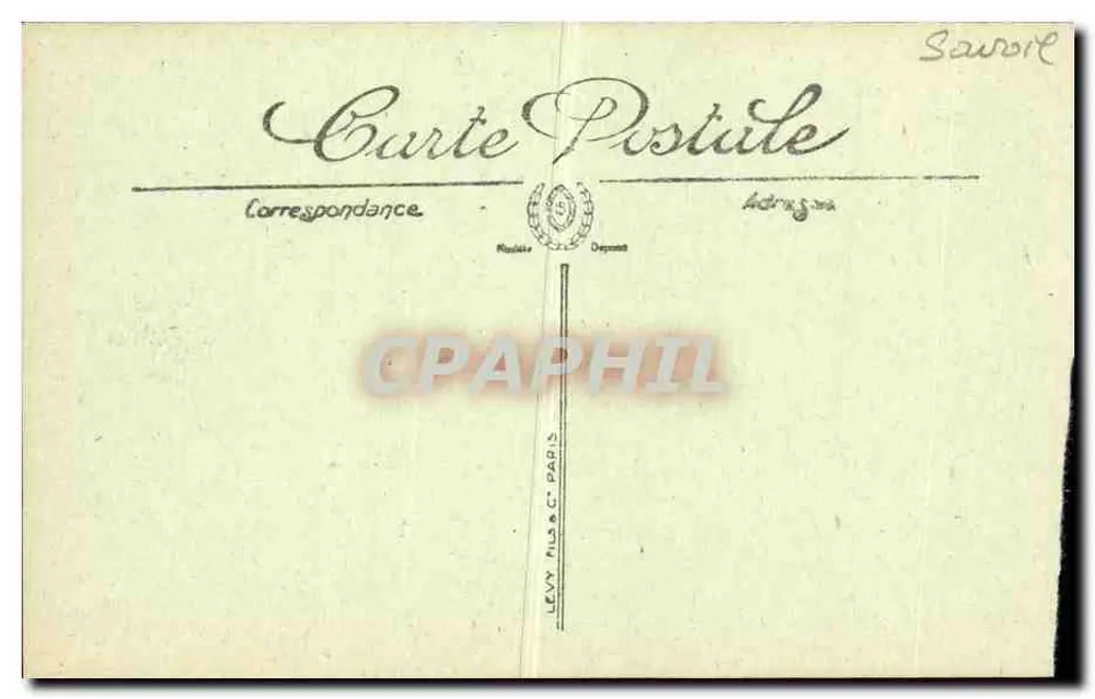 Aix-les-Bains — Der Große Kreis — Saal des Baccara, Verleger LEVY & CIE PARIS, n° 95 - Rückseite