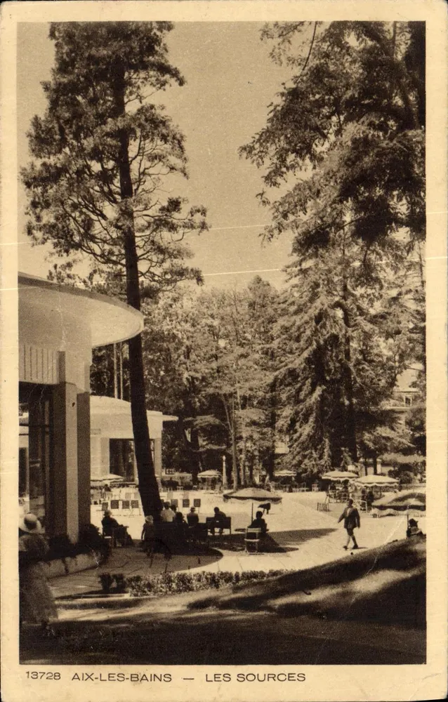 Aix-les-Bains — As Fontes — Braun & Cie, imp. (n° 13728) - Frente