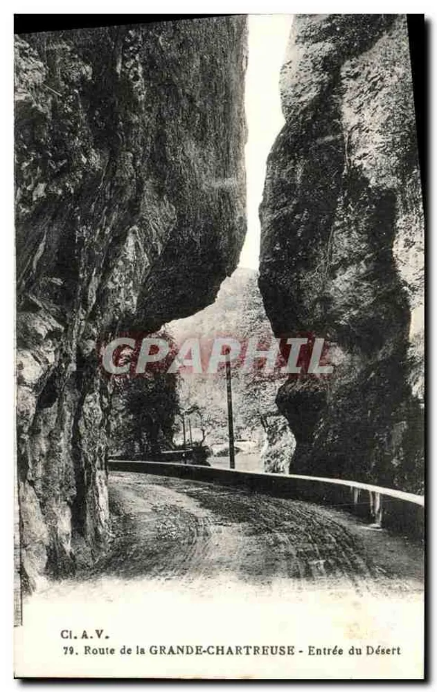Estrada da Grande-Chartreuse - Entrada do Deserto — Ci. A.V. n°79 - Frente