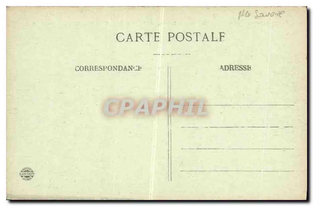St-Martin und das Belledonne-Massiv — Umgebung von Uriage-les-Bains — E.R. — n°1186 - Rückseite