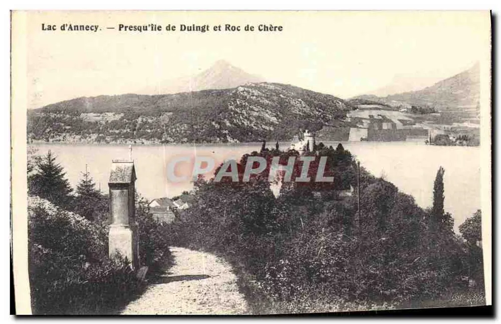 See Annecy — Halbinsel Duingt und Roc de Chère - Vorderseite