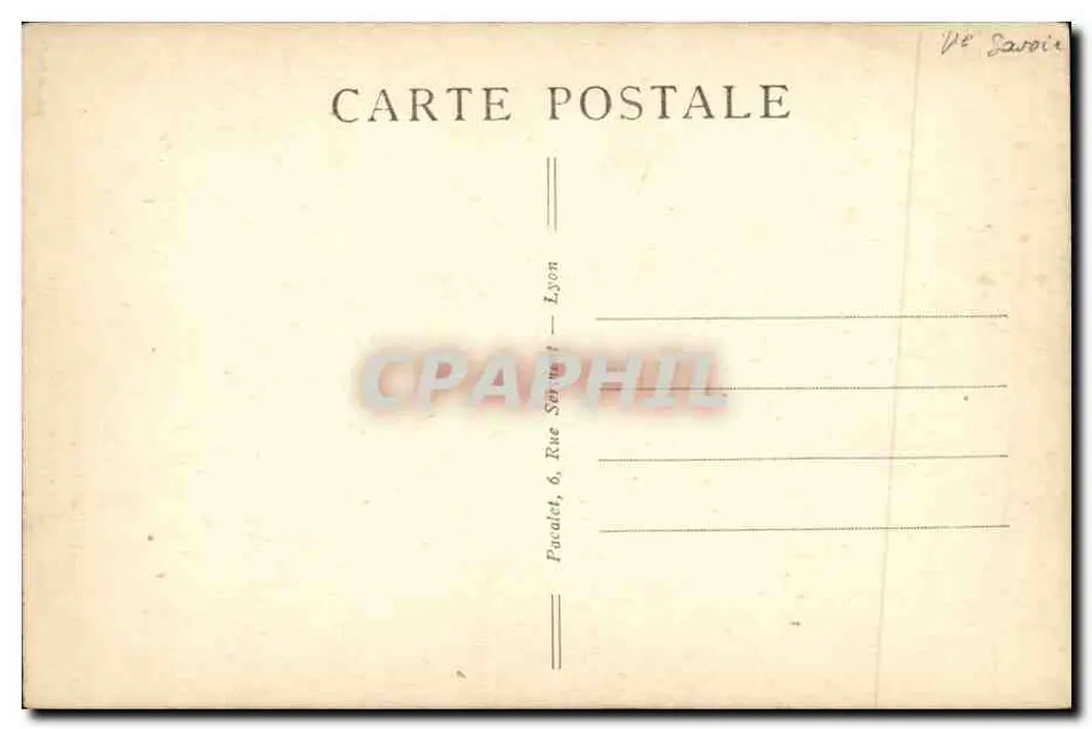 Abondance (Alta Saboia), un sottobosco dell'Aidians — editore Poccalet, Lione - Verso