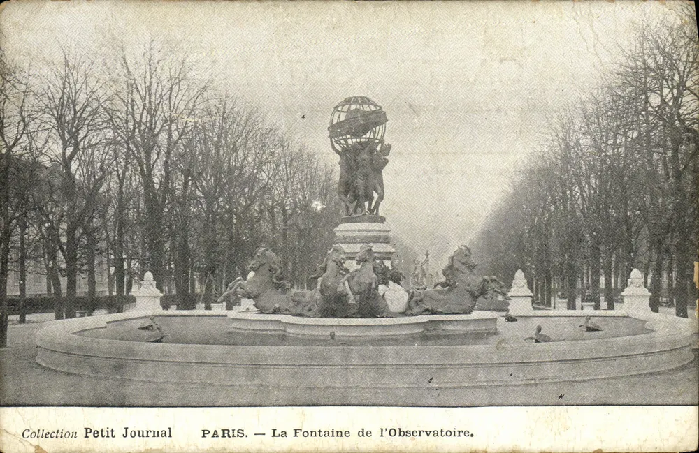 Paris — A Fonte do Observatório — Coleção Petit Journal - Frente