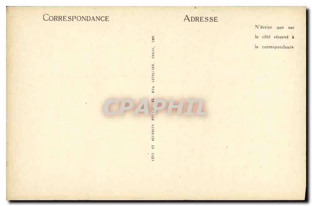 Paris (Montmartre) — Das Krankenhaus Bretonneau — LL - Rückseite