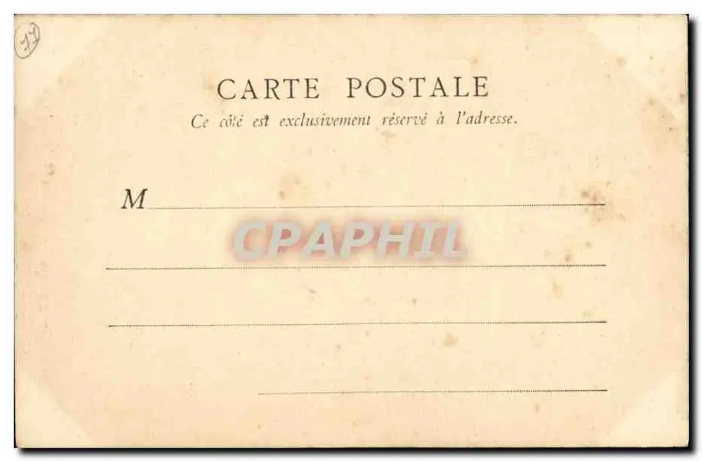 Fontainebleau — Denkmal für die Büsten von Th. Rousseau & Millet — Éditeur B.P. TAMS - Rückseite