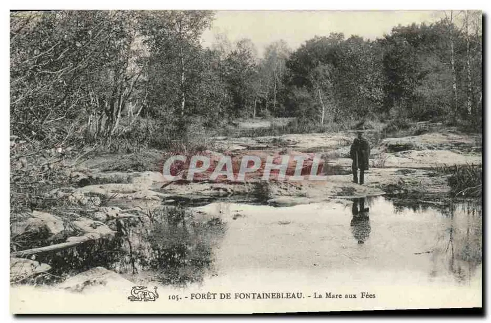 Floresta de Fontainebleau — A Lagoa das Fadas — Craphil, n° 105 - Frente