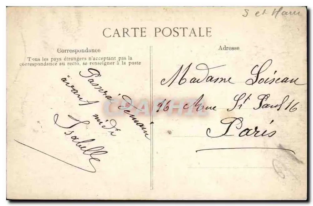 Floresta de Fontainebleau — Lago Colinet — ELP - Verso