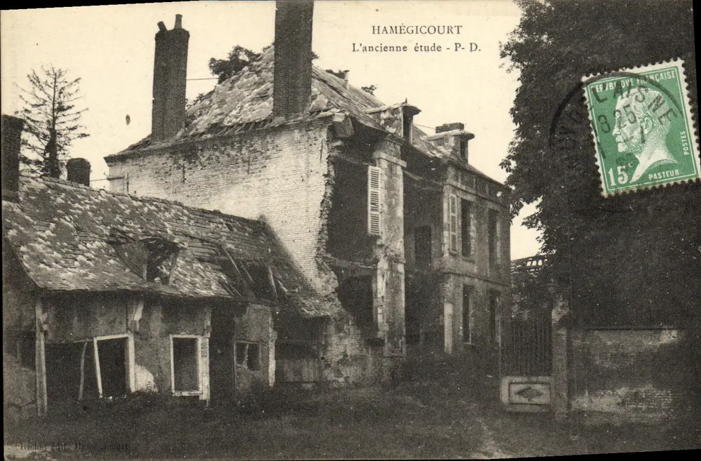 Hamégicourt — La vecchia bottega - P.D. — P.D. (editore) - Recto