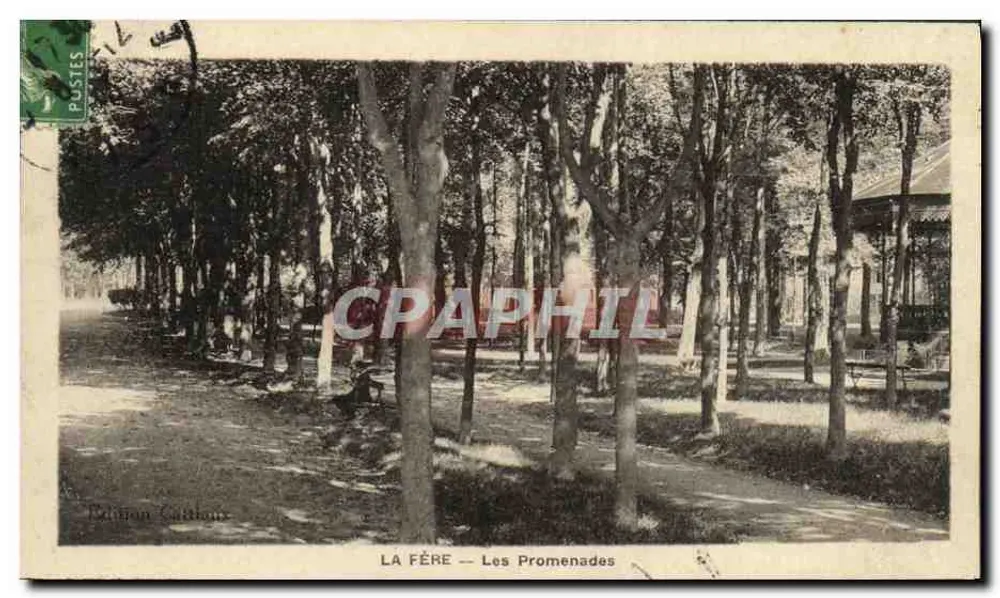 La Fère — As Promenades — Edição Cailhau - Frente