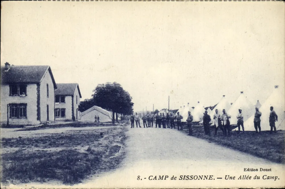 Campo de Sissonne — Uma Avenida do Campo — Edição Douet, n°8 - Frente