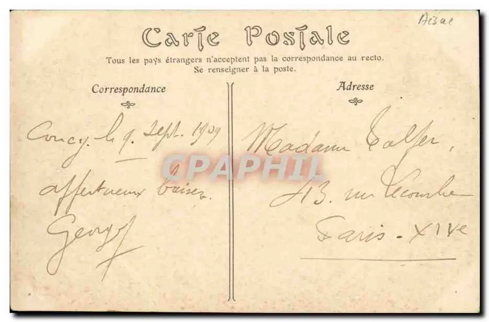 Coucy-le-Château — Os Muros — N°10, editor N.P. Phal - Verso