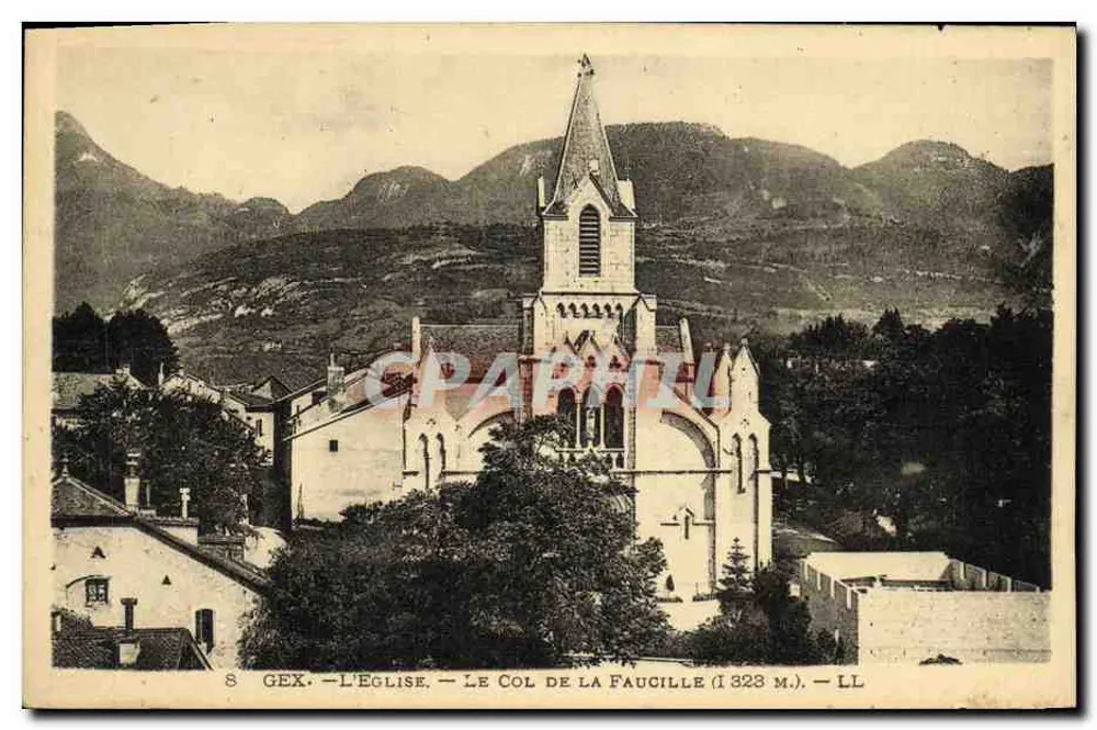 Saint-Géry - Die Kirche - Der Col de la Faucille (1323 m.) - Vorderseite