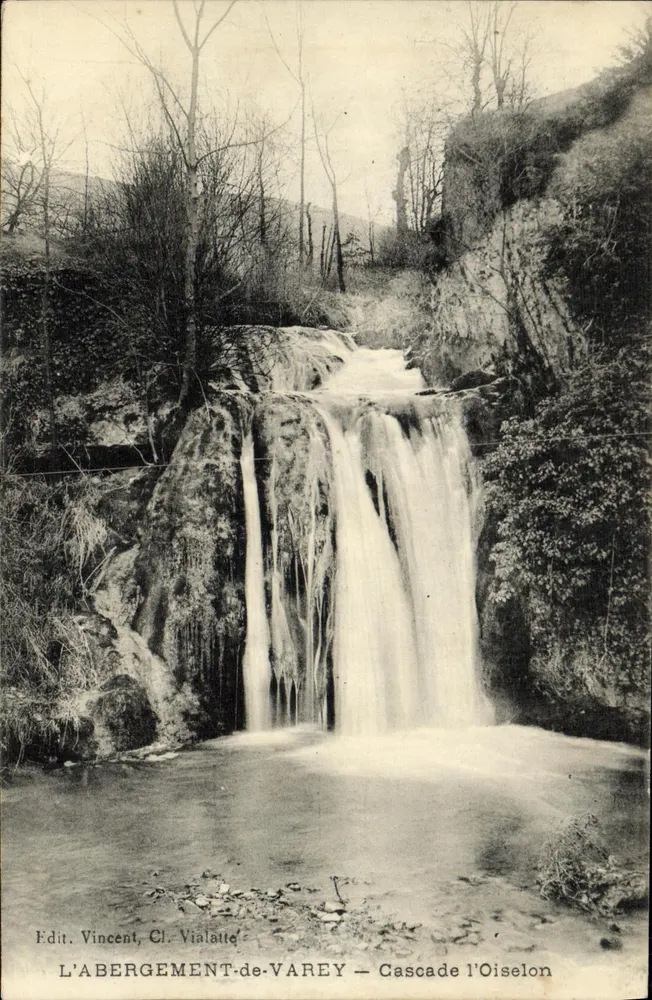 L'ABERGEMENT-de-VAREY — Wasserfall Oiselon — Edit. Vincent, Cl. Vialatte - Vorderseite