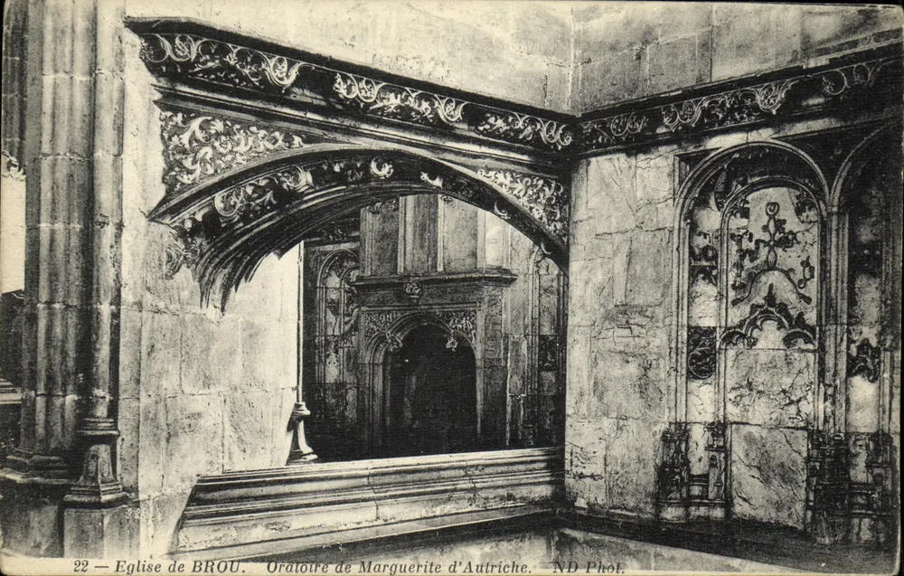Kirche von Brou — Oratorium von Marguerite von Österreich — ND Fot. - Vorderseite