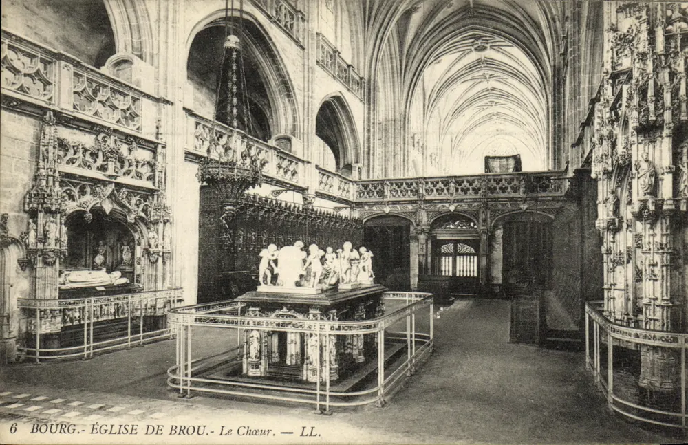 Bourg - Igreja de Brou - O Coro — LL. - Frente