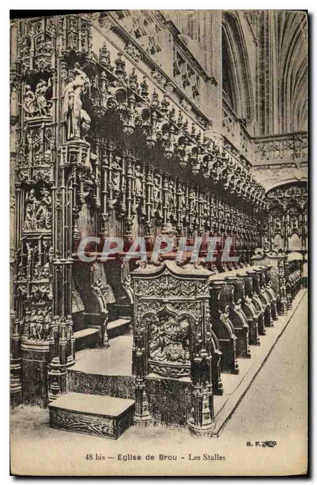 Igreja de Brou — As Stalles — B. F. Editora - Frente