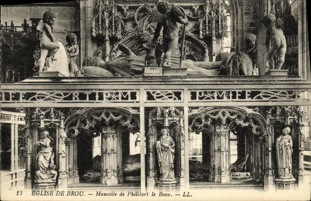Kirche von Brou — Mausoleum von Philibert le Beau — LL. — n°13 - Vorderseite