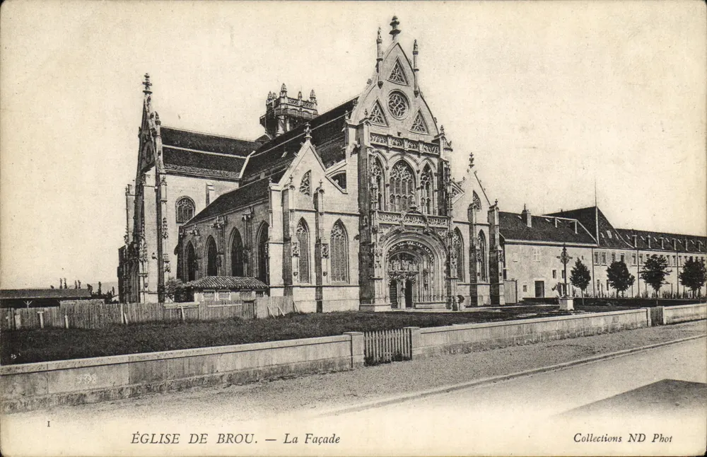 Igreja de Brou — A Fachada — Collections ND Phot - Frente