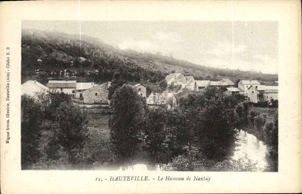 Hauteville - Le Hameau de Nantuy — Miguel frères, Buchhandlung, Hauteville (Ain) - Nr. 11 - Vorderseite