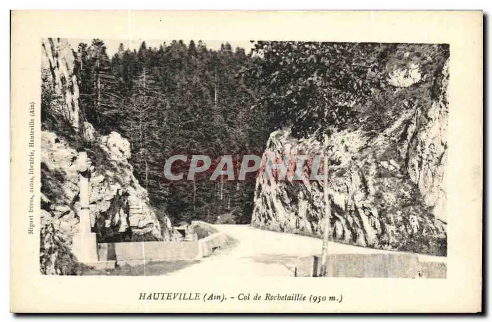 Hauteville (Ain) — Przełęcz Rochetaillée (950 m.) — Miguel Frères, Hauteville (Ain) - Awers