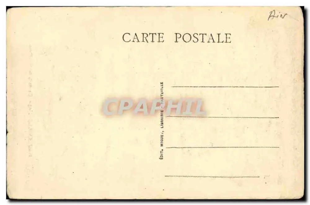 Hauteville (Ain) — Cachoeira de Mazières — Ed. Mique, Hauteville - Verso