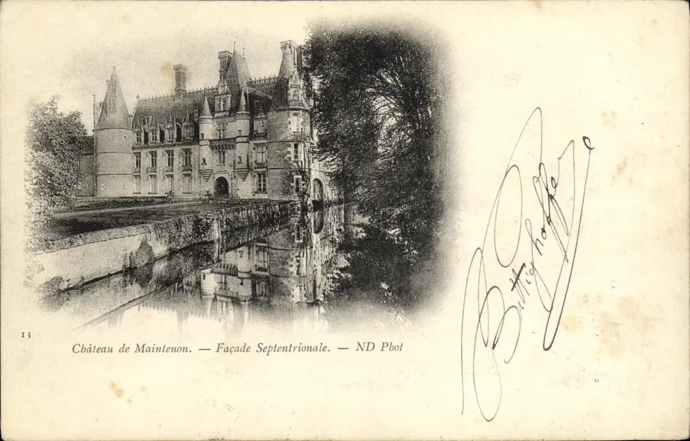 Castelo de Maintenon — Facha Septentrional — ND Pbot - Frente